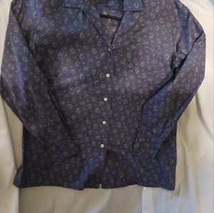 Men's Docker medium blue shirt long sleeve